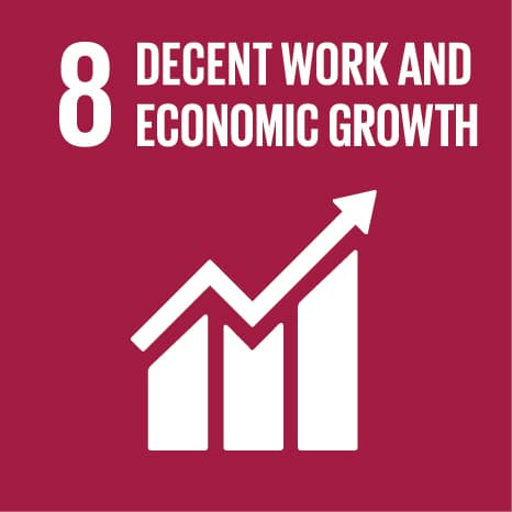 DECENT WORK AND ECONOMIC GROWTH Logo